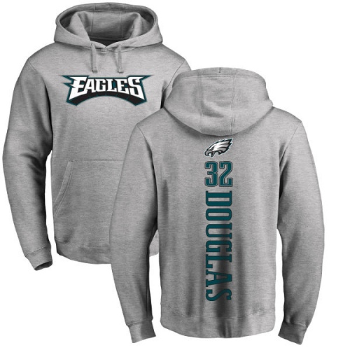Men Philadelphia Eagles 32 Rasul Douglas Ash Backer NFL Pullover Hoodie Sweatshirts
